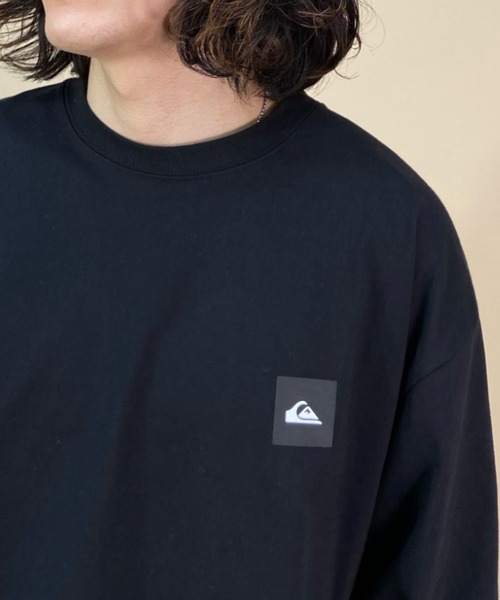 Quiksilver(クイックシルバー)の「【ムラサキスポーツ別注】QUIKSILVER/クイックシルバー バックプリントロンT オーバーサイズ/スクエアロゴ ペイズリー柄 バンダナ柄/クルーネック ロングスリーブTee QLT231620M(Tシャツ/カットソー・メンズ・ブラック/ホワイト/ライム・L/M)」の16枚目の写真