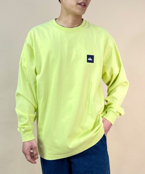 Quiksilver(クイックシルバー)の「【ムラサキスポーツ別注】QUIKSILVER/クイックシルバー バックプリントロンT オーバーサイズ/スクエアロゴ ペイズリー柄 バンダナ柄/クルーネック ロングスリーブTee QLT231620M(Tシャツ/カットソー・メンズ・ブラック/ホワイト/ライム・L/M)」の21枚目の写真