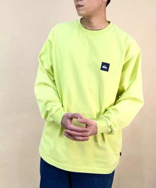 Quiksilver(クイックシルバー)の「【ムラサキスポーツ別注】QUIKSILVER/クイックシルバー バックプリントロンT オーバーサイズ/スクエアロゴ ペイズリー柄 バンダナ柄/クルーネック ロングスリーブTee QLT231620M(Tシャツ/カットソー・メンズ・ブラック/ホワイト/ライム・L/M)」の20枚目の写真
