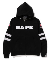 エイプ APE スウェット ジップパーカー Bape ロゴ プリント 裏起毛 S GIANT SHARK FULL ZIP HOODIE | bape.com