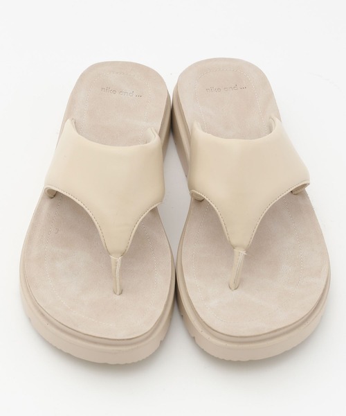 niko and...(ニコアンド)の「オリジナルモコトングサンダル(サンダル・レディース・ブラック/グレー/イエロー/アイボリー・SMALL/LARGE/MEDIUM)」の16枚目の写真