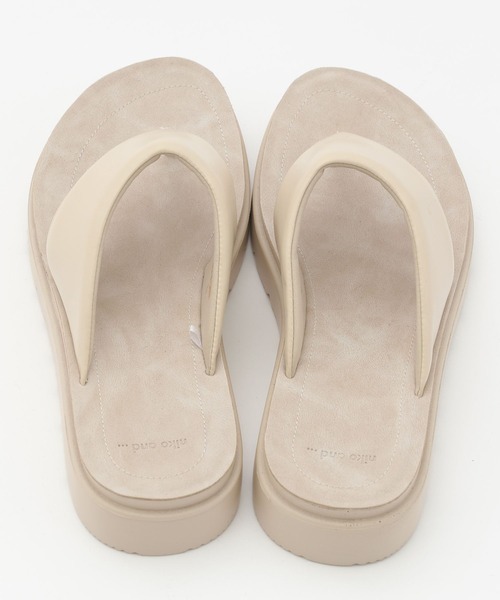 niko and...(ニコアンド)の「オリジナルモコトングサンダル(サンダル・レディース・ブラック/グレー/イエロー/アイボリー・SMALL/LARGE/MEDIUM)」の18枚目の写真