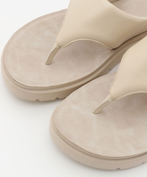 niko and...(ニコアンド)の「オリジナルモコトングサンダル(サンダル・レディース・ブラック/グレー/イエロー/アイボリー・SMALL/LARGE/MEDIUM)」の19枚目の写真