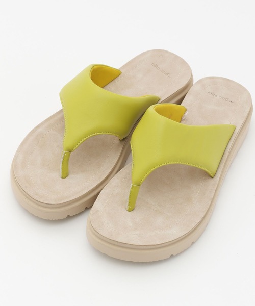 niko and...(ニコアンド)の「オリジナルモコトングサンダル(サンダル・レディース・ブラック/グレー/イエロー/アイボリー・SMALL/LARGE/MEDIUM)」の5枚目の写真