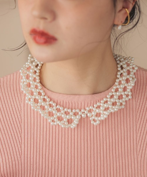 DONOBAN(ドノバン)の「パールつけ襟(付け襟・レディース・B/A・F)」の2枚目の写真