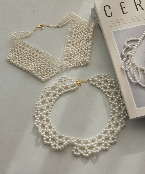 DONOBAN(ドノバン)の「パールつけ襟(付け襟・レディース・B/A・F)」の3枚目の写真