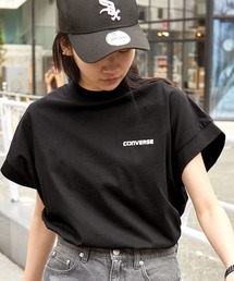 CONVERSE/コンバース ロゴプリントフレンチスリーブTシャツ