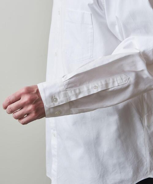 Steven Alan(スティーブンアラン)の「<Steven Alan> 60/2 OX BAND COLLAR SHIRT -ALINE/シャツ(シャツ/ブラウス・メンズ・ホワイト・S/M/L/XL)」の6枚目の写真