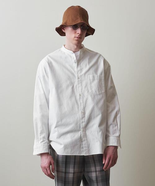 Steven Alan(スティーブンアラン)の「<Steven Alan> 60/2 OX BAND COLLAR SHIRT -ALINE/シャツ(シャツ/ブラウス・メンズ・ホワイト・S/M/L/XL)」の10枚目の写真