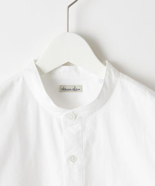 Steven Alan(スティーブンアラン)の「<Steven Alan> 60/2 OX BAND COLLAR SHIRT -ALINE/シャツ(シャツ/ブラウス・メンズ・ホワイト・S/M/L/XL)」の16枚目の写真