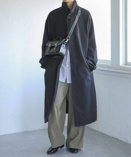 SENSE OF PLACE by URBAN RESEARCH（センスオブプレイスバイアーバンリサーチ）の「サッチェルショルダーバッグ（ショルダーバッグ・メンズ・ブラック/ブラック系その他・ONE）」の11枚目の写真