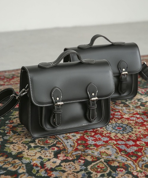 SENSE OF PLACE by URBAN RESEARCH（センスオブプレイスバイアーバンリサーチ）の「サッチェルショルダーバッグ（ショルダーバッグ・メンズ・ブラック/ブラック系その他・ONE）」の12枚目の写真
