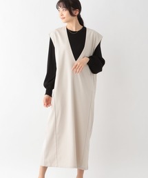 GLOBAL WORK | Vネックジャンスカ/176399(ジャンパースカート)