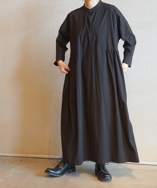 journal standard luxeタイプライターワンピース　ネイビー JOURNAL STANDARD LUXE（ジャーナルスタンダード ラックス）の「《予約