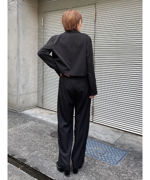 ENVYM（アンビー）の「パイピングルーズスラックスPT（スラックス・レディース・ブルー/ブラック・FREE）」の19枚目の写真
