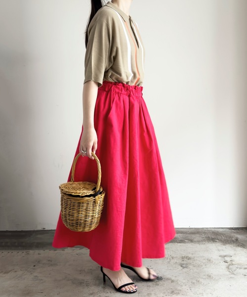 ポロシャツ ポロ COMMONWARE:ストライプ ニットポロS/S レディース メンズ COMMON WARE ポロシャツ ポロ COMMONWARE:ストライプ ニットポロ