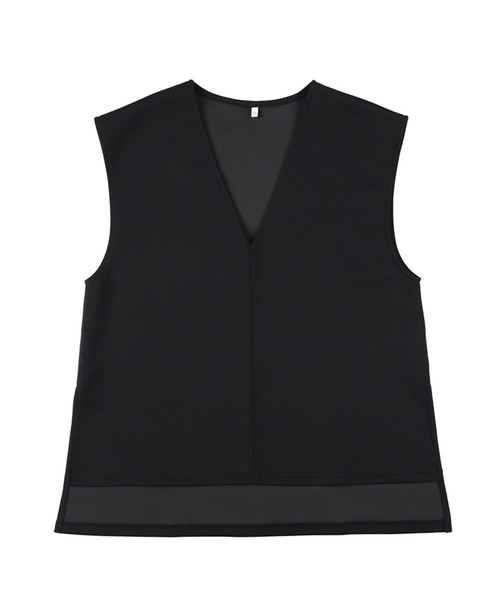 coca（coca）（コカ）の「ダンボールベスト（ベスト・レディース・ブラック/アイボリー・M/L）」の14枚目の写真