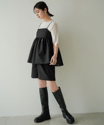 rectangle | ジャガードペプラムキャミ【セットアップ可】(シャツ/ブラウス)