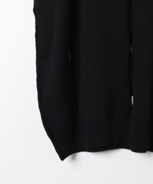 PBLIM（ページボーイリム）の「PAGEBOYLIM/カットアウトニットベスト（ベスト・レディース・グリーン/ベージュ/ブラック/ブルー・FREE）」の12枚目の写真