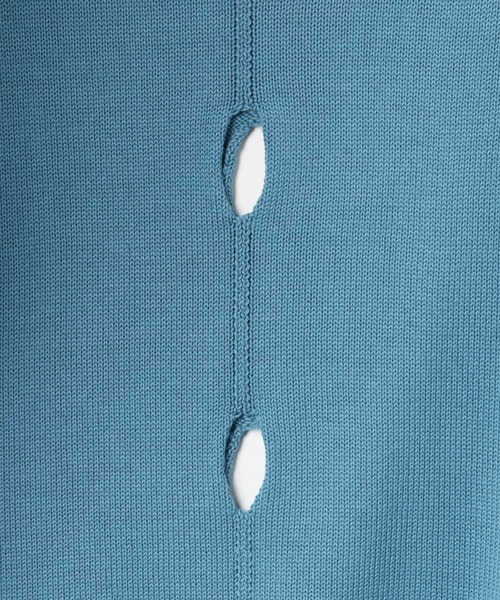 PBLIM（ページボーイリム）の「PAGEBOYLIM/カットアウトニットベスト（ベスト・レディース・グリーン/ベージュ/ブラック/ブルー・FREE）」の14枚目の写真