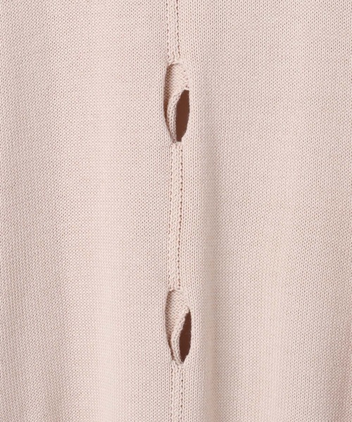 PBLIM（ページボーイリム）の「PAGEBOYLIM/カットアウトニットベスト（ベスト・レディース・グリーン/ベージュ/ブラック/ブルー・FREE）」の16枚目の写真