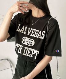 Champion（チャンピオン）の「【新色追加】別注【Champion×GeeRA】ロゴＴシャツ（Tシャツ/カットソー）」