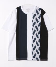 汗染みの目立ちにくいTシャツ ZEROSTAIN ゼロステイン 撥水性 UVカット プリントTシャツ 切り替えTシャツ