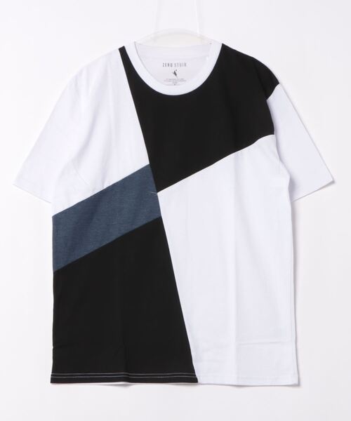 JEANS MATE(ジーンズメイト)の「汗染みの目立ちにくいTシャツ ZEROSTAIN ゼロステイン 撥水性 UVカット プリントTシャツ 切り替えTシャツ(Tシャツ/カットソー・メンズ・ネイビー/チャコールグレー/ブラック/ブルー/その他/その他1/その他2/その他3/その他4/その他5/ブラック系その他/ダークブルー/ブルー系その他/その他6/その他7/その他8/その他9/その他10/その他11/その他12/ブラック系3/ホワイト系4/ホワイト系6/ホワイト系3/ブルー系4/ホワイト系5/ブラック系5/ブルー系6・X-LARGE/SMALL/MEDIUM/LARGE)」の4枚目の写真