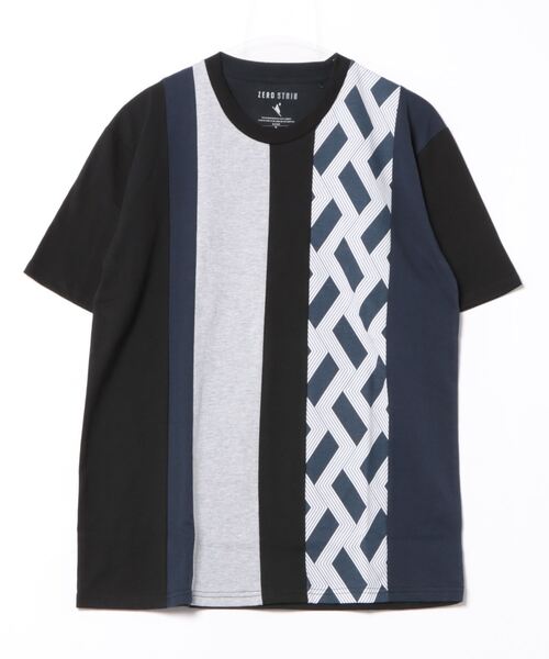 JEANS MATE(ジーンズメイト)の「汗染みの目立ちにくいTシャツ ZEROSTAIN ゼロステイン 撥水性 UVカット プリントTシャツ 切り替えTシャツ(Tシャツ/カットソー・メンズ・ネイビー/チャコールグレー/ブラック/ブルー/その他/その他1/その他2/その他3/その他4/その他5/ブラック系その他/ダークブルー/ブルー系その他/その他6/その他7/その他8/その他9/その他10/その他11/その他12/ブラック系3/ホワイト系4/ホワイト系6/ホワイト系3/ブルー系4/ホワイト系5/ブラック系5/ブルー系6・X-LARGE/SMALL/MEDIUM/LARGE)」の8枚目の写真