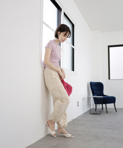 SESTO（セスト）の「ポインテッドトゥキトゥンヒールミュールサンダル（サンダル・レディース・ドット/ブラック/アイボリー/シルバー・S/M/L/LL/3L）」の10枚目の写真