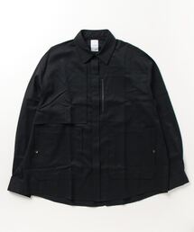 STUDIOUS別注 OFF SCALE WOOL CHECK FLY FRONT SHIRT