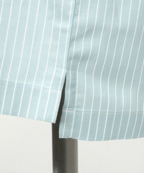 TOKYO SHIRTS（トウキョウシャツ）の「形態安定ノーアイロン オープンカラー 長袖ビジネスワイシャツ（ビジネスシャツ・レディース・ライトグリーン・M/L/S/XL/LL）」の2枚目の写真