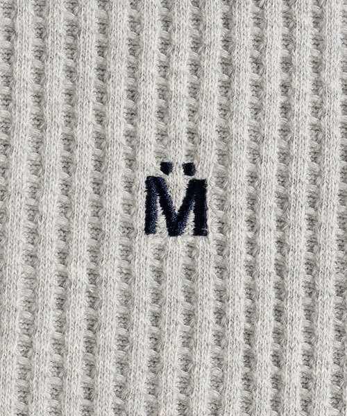 MUHET（ミュエータ）の「ワッフルポロシャツ（ポロシャツ・レディース・ネイビー/アイボリー/杢グレー・MEDIUM/X-LARGE）」の22枚目の写真