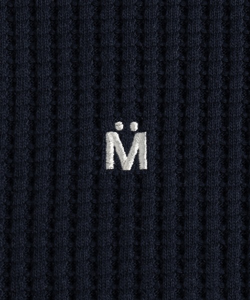 MUHET（ミュエータ）の「ワッフルポロシャツ（ポロシャツ・レディース・ネイビー/アイボリー/杢グレー・MEDIUM/X-LARGE）」の21枚目の写真