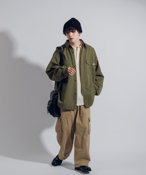 MUHET（ミュエータ）の「ワッフルポロシャツ（ポロシャツ・レディース・ネイビー/アイボリー/杢グレー・MEDIUM/X-LARGE）」の10枚目の写真