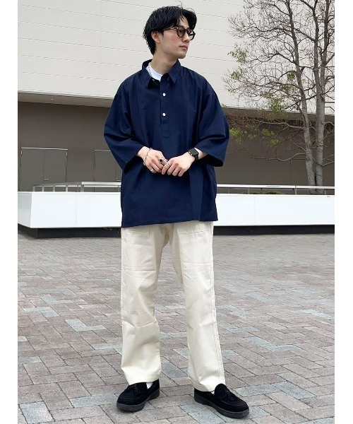BACK NUMBER(バックナンバー)の「【BACK NUMBER】サラサラ綿麻ベイカーパンツ(その他パンツ・メンズ・オフホワイト/オリーブ・S/M/L/XL)」の9枚目の写真
