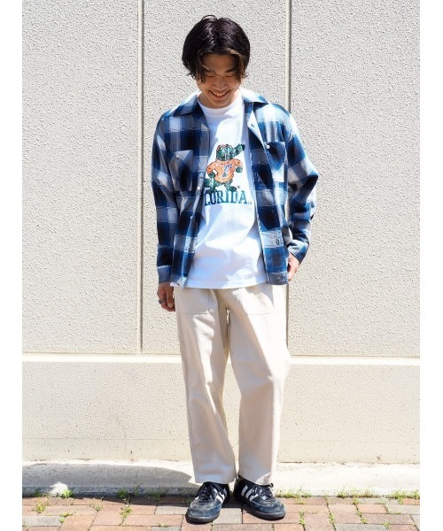 BACK NUMBER(バックナンバー)の「【BACK NUMBER】サラサラ綿麻ベイカーパンツ(その他パンツ・メンズ・オフホワイト/オリーブ・S/M/L/XL)」の18枚目の写真