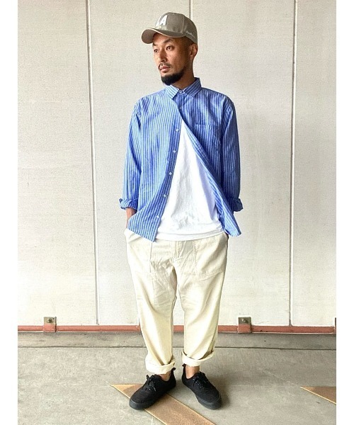 BACK NUMBER(バックナンバー)の「【BACK NUMBER】サラサラ綿麻ベイカーパンツ(その他パンツ・メンズ・オフホワイト/オリーブ・S/M/L/XL)」の12枚目の写真