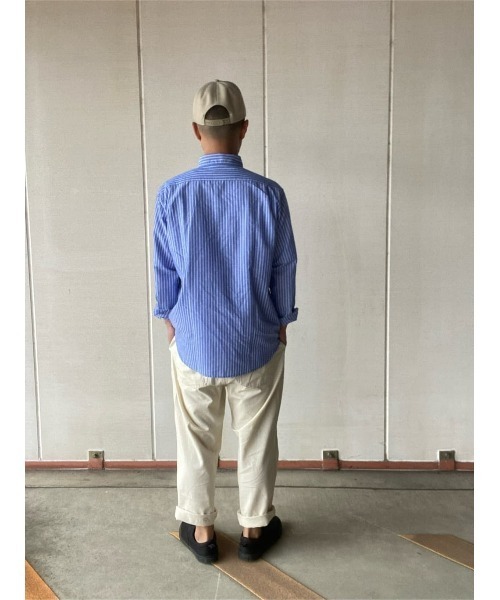 BACK NUMBER(バックナンバー)の「【BACK NUMBER】サラサラ綿麻ベイカーパンツ(その他パンツ・メンズ・オフホワイト/オリーブ・S/M/L/XL)」の14枚目の写真