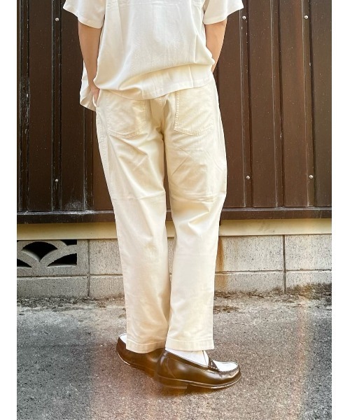 BACK NUMBER(バックナンバー)の「【BACK NUMBER】サラサラ綿麻ベイカーパンツ(その他パンツ・メンズ・オフホワイト/オリーブ・S/M/L/XL)」の16枚目の写真