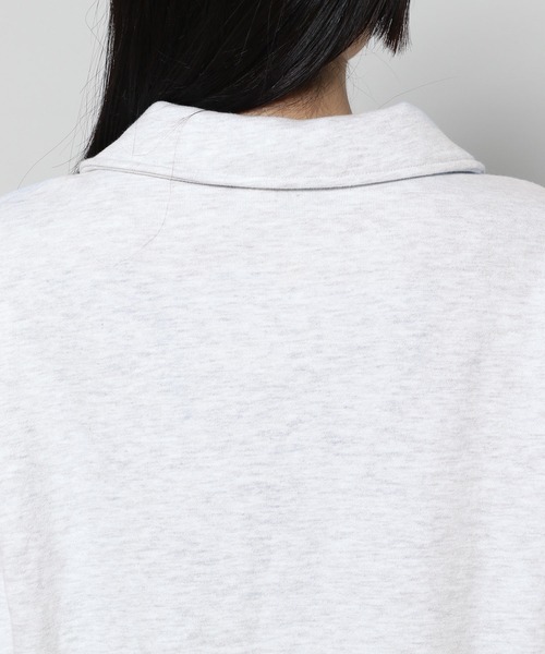 MAGPIEROBIN(マグパイロビン)の「MAGPIE ROBIN/ロゴハーフZIPスウェット 2197554(スウェット・レディース・ライトグレー/チャコール/イエロー・FREE)」の20枚目の写真