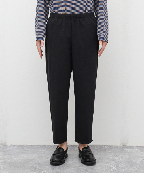 STILL BY HAND(スティルバイハンド)の「【STILL BY HAND / スティルバイハンド】ポンチイージーパンツ CS02231(スラックス・メンズ・チャコールグレー/ブラック・44/46)」の10枚目の写真