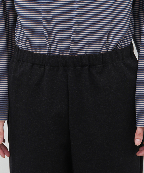 STILL BY HAND(スティルバイハンド)の「【STILL BY HAND / スティルバイハンド】ポンチイージーパンツ CS02231(スラックス・メンズ・チャコールグレー/ブラック・44/46)」の13枚目の写真