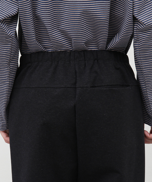 STILL BY HAND(スティルバイハンド)の「【STILL BY HAND / スティルバイハンド】ポンチイージーパンツ CS02231(スラックス・メンズ・チャコールグレー/ブラック・44/46)」の14枚目の写真