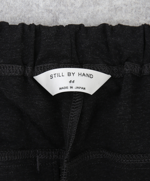 STILL BY HAND(スティルバイハンド)の「【STILL BY HAND / スティルバイハンド】ポンチイージーパンツ CS02231(スラックス・メンズ・チャコールグレー/ブラック・44/46)」の5枚目の写真