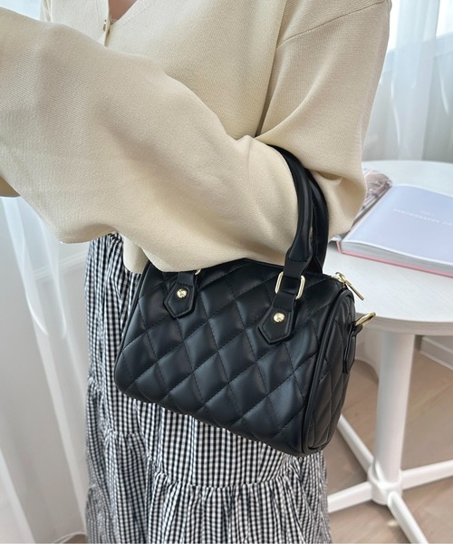 apres jour×ARIAZ】キルティング2WAYミニボストン（ボストンバッグ