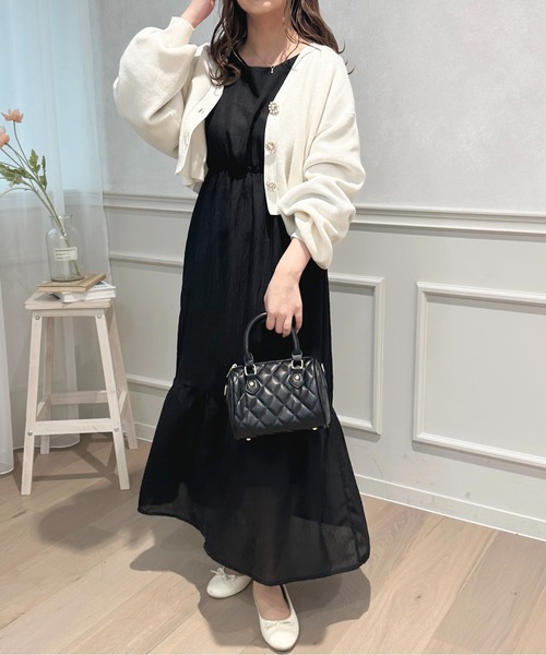 apres jour(アプレジュール)の「【apres jour×ARIAZ】キルティング2WAYミニボストン(ボストンバッグ・レディース・オフホワイト/ブラック・FREE)」の16枚目の写真
