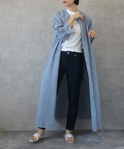 SELECT LEVERY（セレクトリベリー）の「接触冷感デニムスキニーパンツ（股下67ｃｍ）（デニムパンツ・レディース・ネイビー/ホワイト/ライトブルー/ブラック/ワンウォッシュ・MEDIUM/LARGE/X-LARGE）」の7枚目の写真