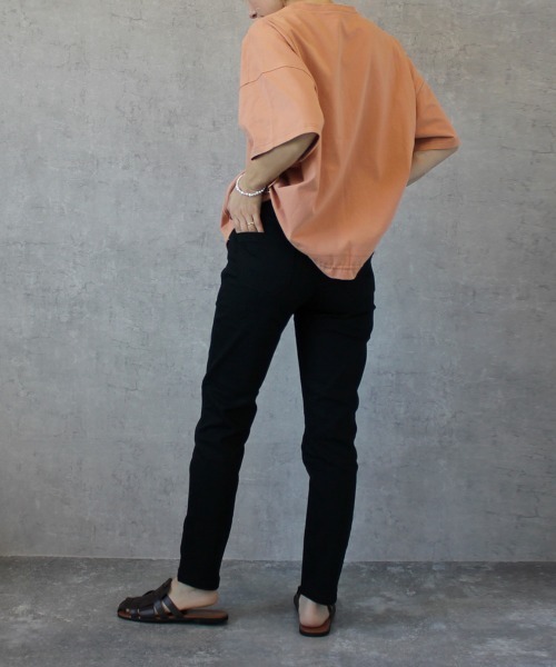 SELECT LEVERY（セレクトリベリー）の「接触冷感デニムスキニーパンツ（股下67ｃｍ）（デニムパンツ・レディース・ネイビー/ホワイト/ライトブルー/ブラック/ワンウォッシュ・MEDIUM/LARGE/X-LARGE）」の14枚目の写真