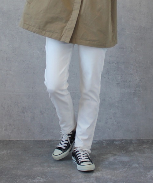 SELECT LEVERY（セレクトリベリー）の「接触冷感デニムスキニーパンツ（股下67ｃｍ）（デニムパンツ・レディース・ネイビー/ホワイト/ライトブルー/ブラック/ワンウォッシュ・MEDIUM/LARGE/X-LARGE）」の17枚目の写真